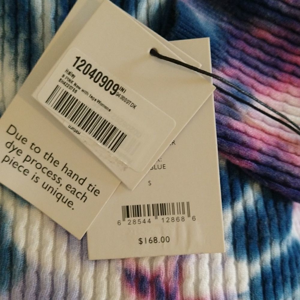 Tie Dye Ribbed Knit Sweater size Small - Picture 4 of 5